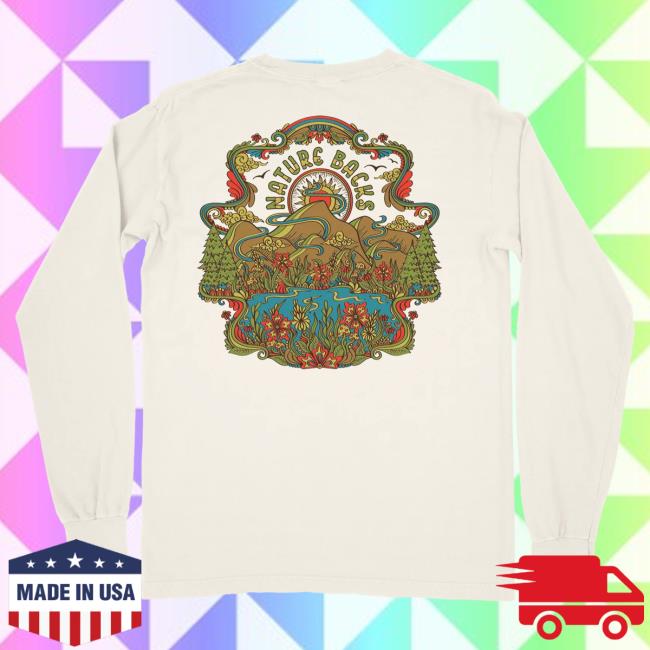 Official Nature Backs Merch Store Flourish L/S Tee Natural NatureBacks Apparel Clothing Shop
