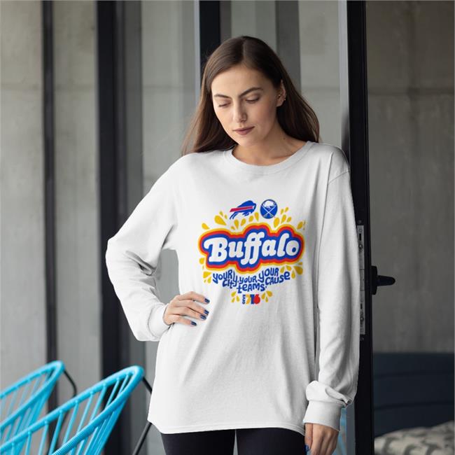 Buffalo Bills Your City Your Teams Your Cause Shirt Give716 Merch One Buffalo