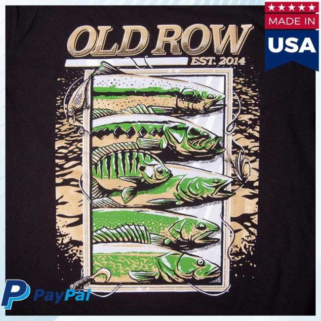 Official Old Row The Fish Sign Pocket New Shirt OldRow