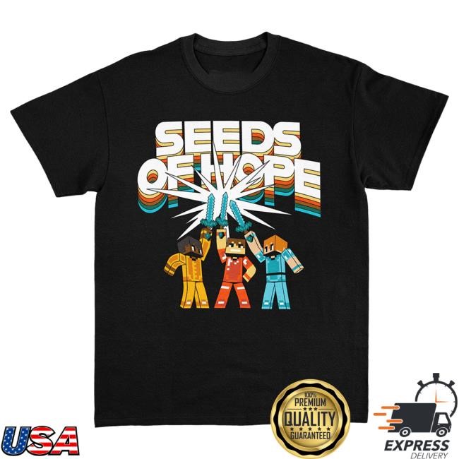 Official Technoblade Merch Apparel Technoblade Seeds Of Hope Top Shirt (Black)