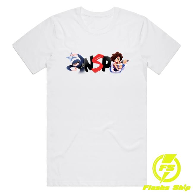 Official Good Merch Only Ninja Sex Party Cartoon Tees - White NSP
