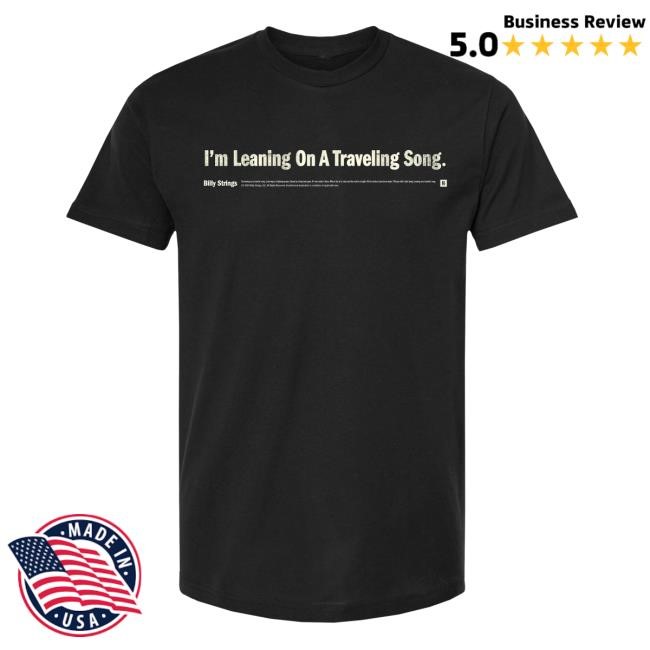 Bumper Sticker S/s Shirt - Traveling Song (Logan Fox) – Billy Strings