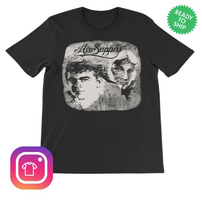 Air Supply Music Merch Vintage Portrait T-Shirt