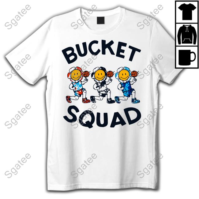 Youth Tie Dye Flower Team Bucket Squad Shirt