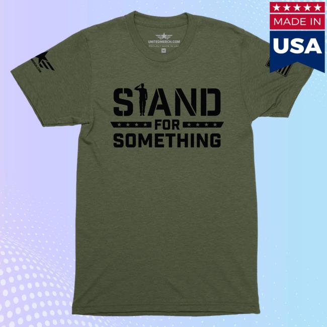Official Okeefestore Shop Stand For Something Long Sleeve Tee