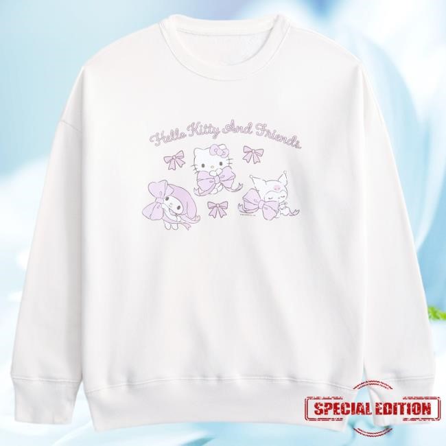 Official Abercrombie And Fitch Apparel Clothing Merch Store Shop Abercrombie Legging-Friendly Hello Kitty Graphic Crew