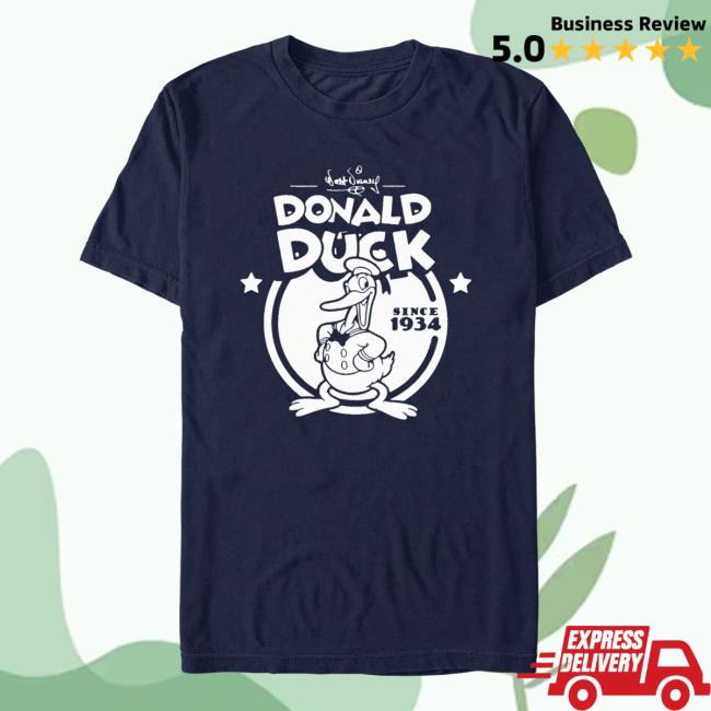 Official DISNEY 100th Since 1934 Donald Shirt New