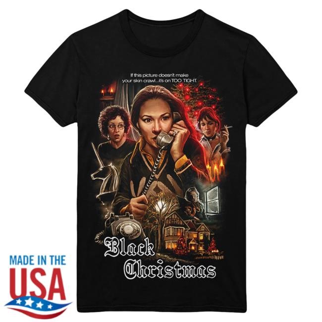Official Gutter Garbs Black Christmas: Strange Calls Tee