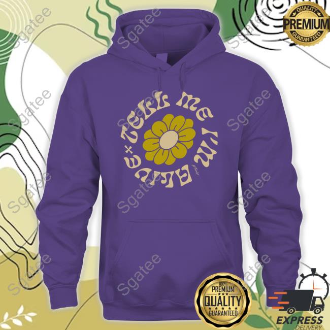 All Time Low Merch Tell Me I'm Alive Flower Tee