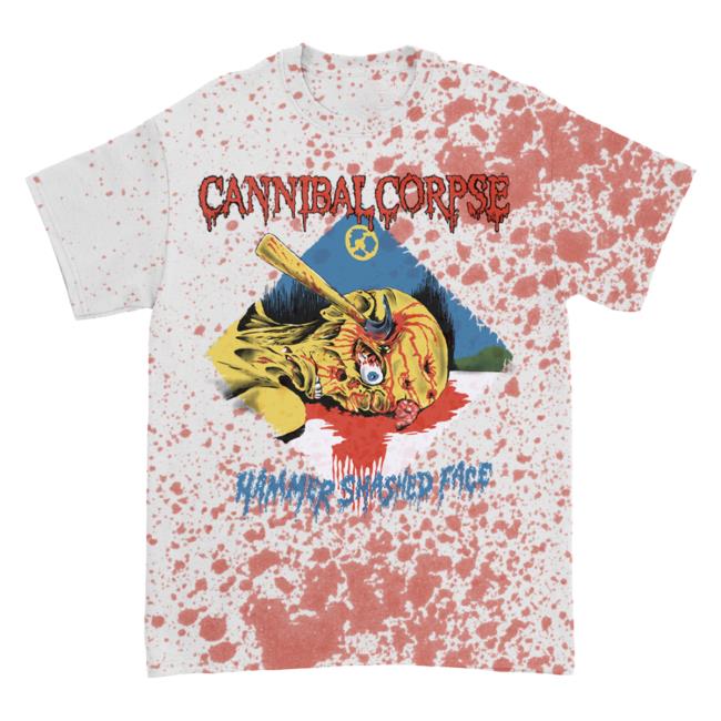 Official Cannibal Corpse Merch Store Hammer Smashed Face Tshirt Blood Dye CannibalCorpse