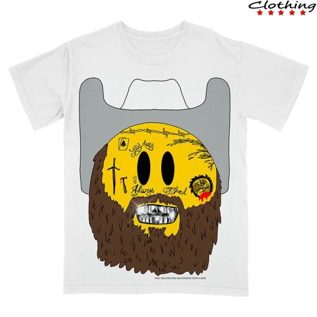 Official Post Malone Shop Emoji Tour Tees PostMalone