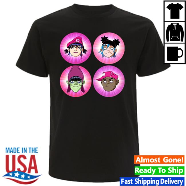 Official Gorillaz Merch Store Gorillaz Cracker Island Band Tshirt Gorillaz Apparel Clothing Shop