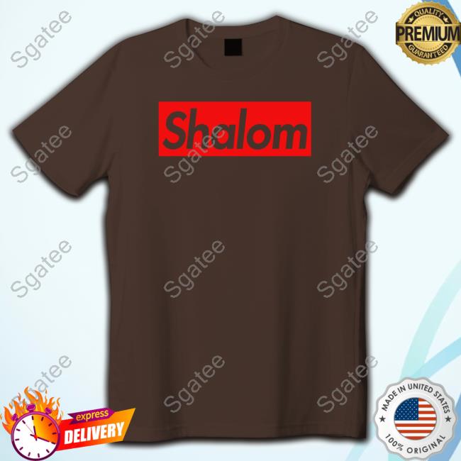 Jewishlivesmatter Merch Shalom Hooded Sweatshirt
