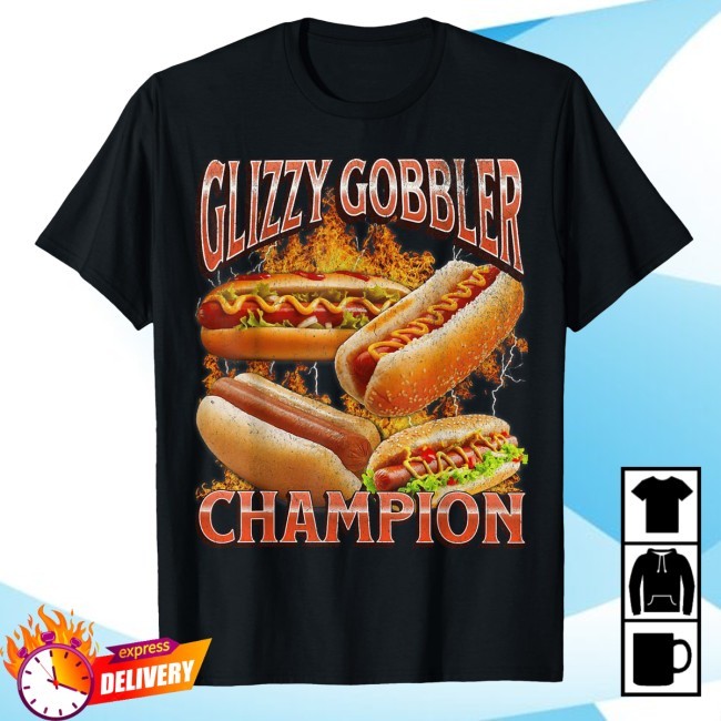 Glizzy Gobbler Funny Wiener Hot Dog Meme Bootleg Graphic T Shirt