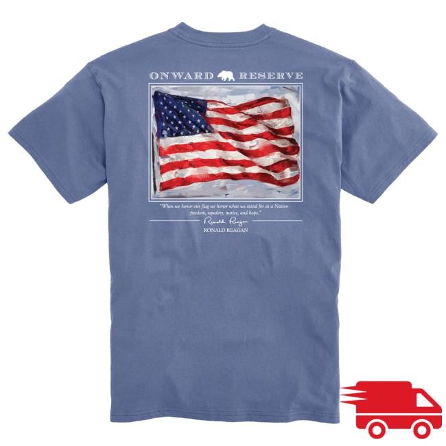 Dark Denim Old Glory Tee Onward Reserve Flag Style