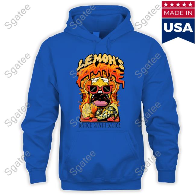Official Dance Gavin Dance Merch Lemon's Revenge Gold Shirt