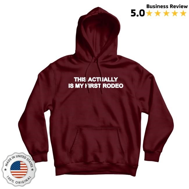 Danny Duncan Merch Store | My First Rodeo Maroon Hoodies - Official Dannyduncan69 Clothing Shop