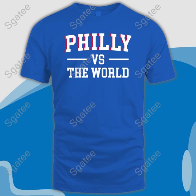 Official Philly Vs The World Basketball Tee Shirt