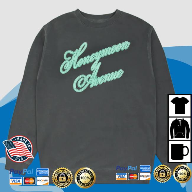 Official Ariana Grande Merch Store Ariana Grande yours truly 10th anniversary honeymoon avenue Pullover Sweatshirt Ariana Grande Apparel Clothing Shop ArianaGrande