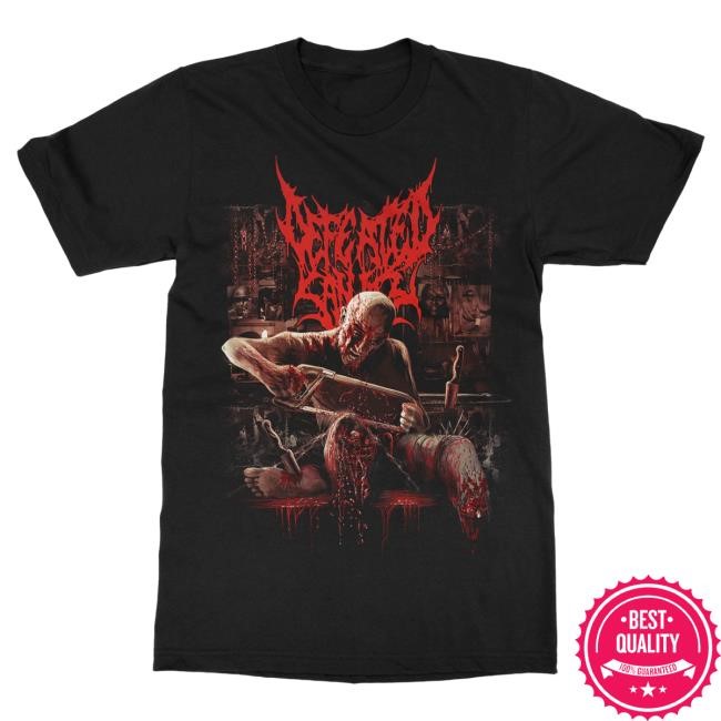Official Indiemerchstore Defeated Sanity "Amputations" Hot Shirt Indie Merch Store