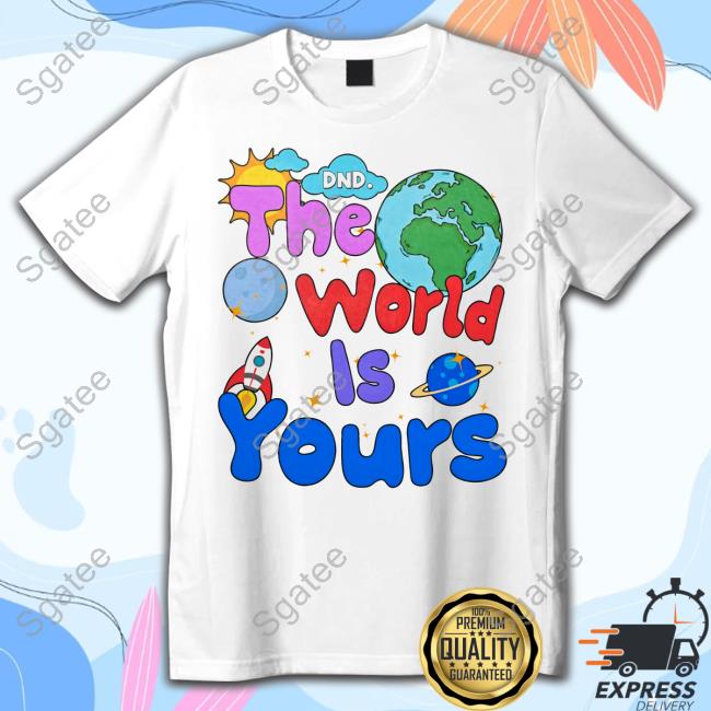 Official Dnd The World Is Yours Long Sleeve T Shirt