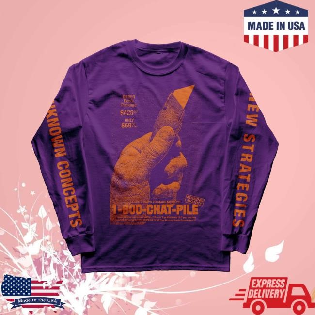 Chat Pile "1-800-CHAT-PILE" Long Sleeve The Flenser