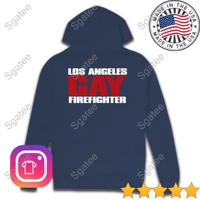 Los Angeles Gay Firefighter Hoodie Emma Boycrushbuckley
