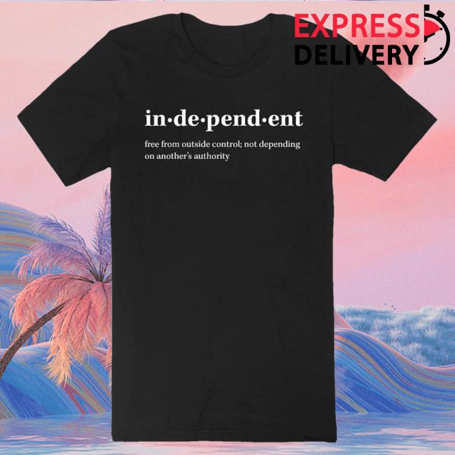 Official Kylie Morgan Shop Independent Black Top Shirt