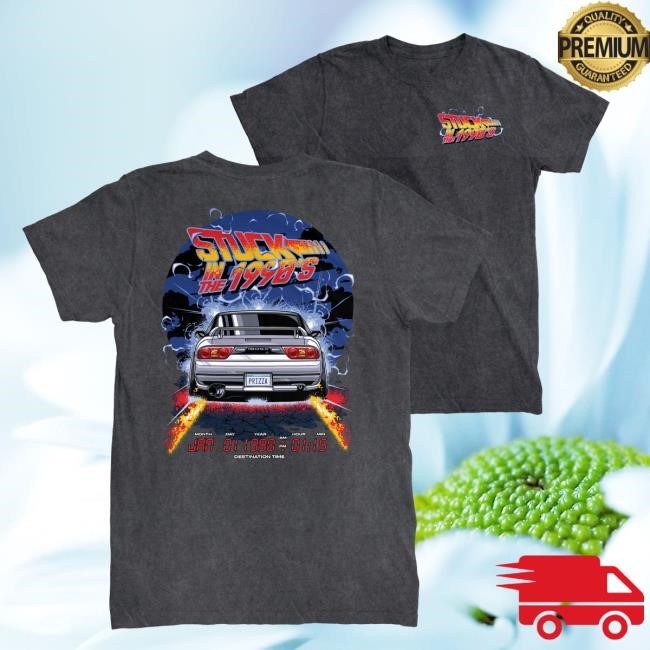 Official PrizzaMike Merch Stuck in the 1990s - DISTRESSED T Shirt