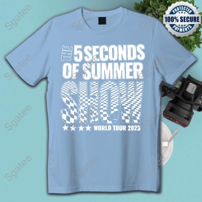 The 5 Seconds Of Summer Show World Tour 2023 London Event Shirts