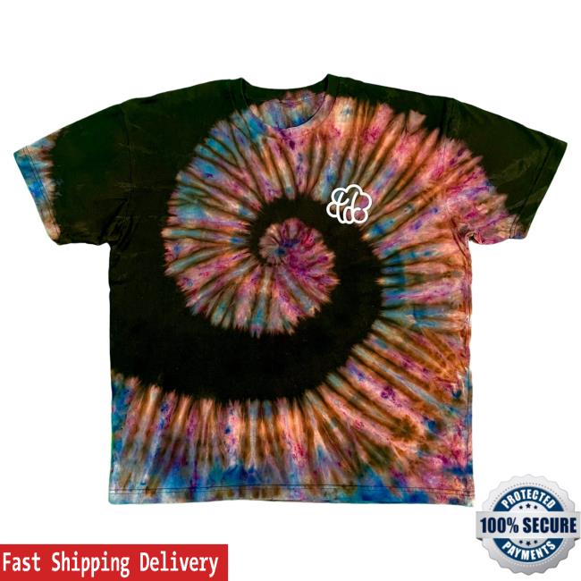 Official The Tie Dye Company Reverse Tie Dye Galaxy Spiral T-Shirt