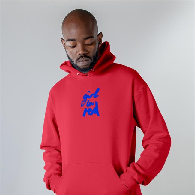 Shiny Blue Thread Hoodie