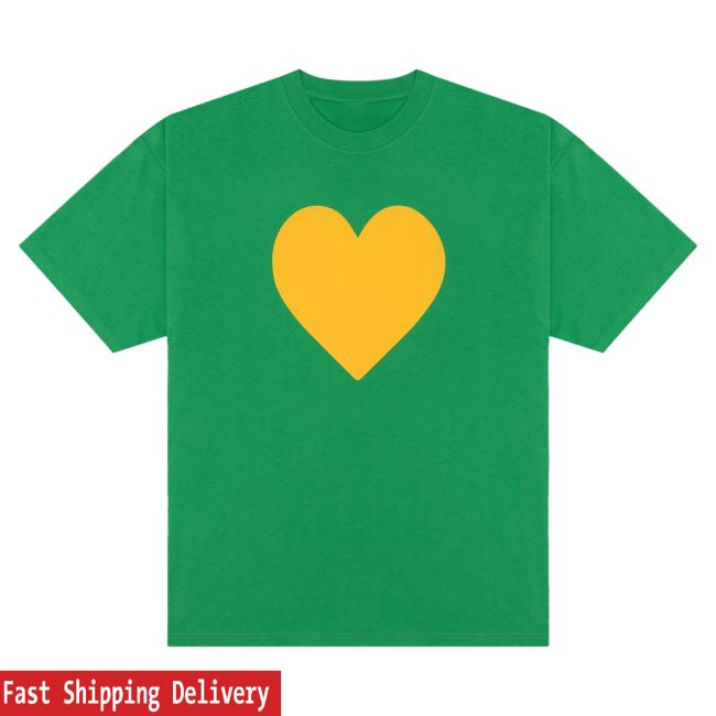 Official Drew House Merch Store Shop Love Ss T-Shirt Green DrewHouse Apparel Clothing