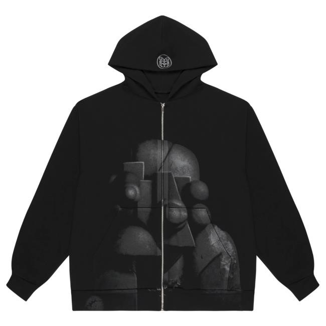 Official Gunna Merch Clothing Store Wunna Wun World Tour The Last Wun Cover Zip Pullover Hoodie