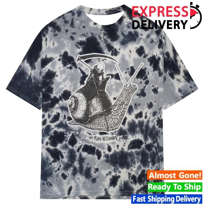 Official Any Means Necessary Clothing Slow Death Tees Multi Black Andromeda