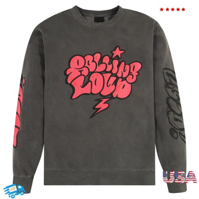 Official Rolling Loud Merch Store Rolling Loud Rl Sketchy Logo Pink Vintage Black Pullover Hoodie Rolling Loud Apparel Clothing Shop RollingLoud