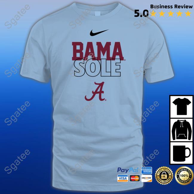 Alabama Crimson Tide Bama Sole Long Sleeve Tee Bama Sole Shirt
