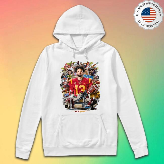 Caleb Williams USC 2022 Heisman Snoop Dogg X Caleb Williams Event Hollywood Los Angeles Poster Tee