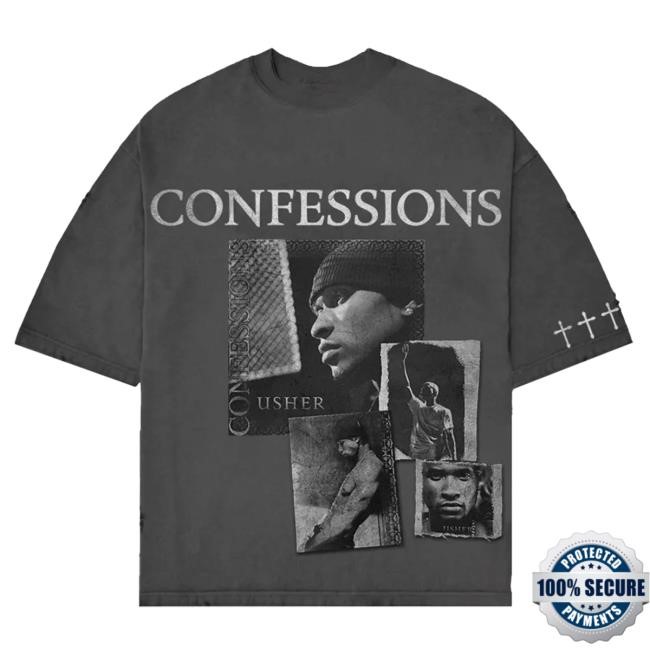 Shop Usher World Confessions Tee