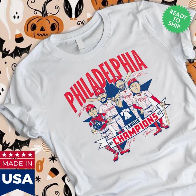 Philadelphia Phillies 2022 League Champions Caricature Sweatshirt