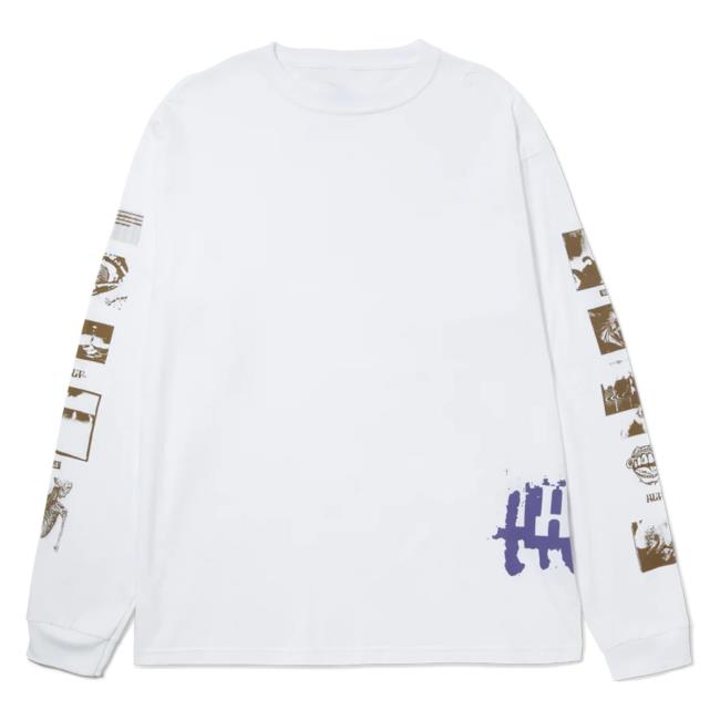Official Huf Worldwide Store Shop Huf Outer Limits Sweatshirts White Hufworldwide