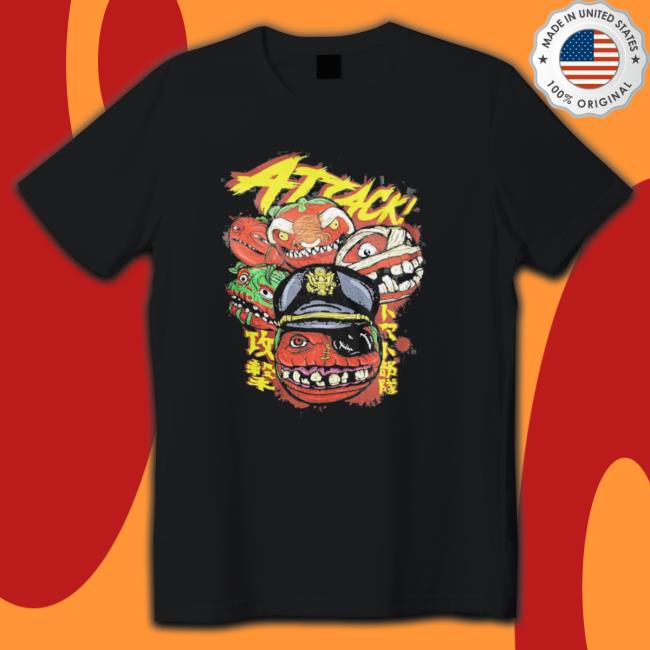 Attack Monsters Vintage Art Tee Shirt