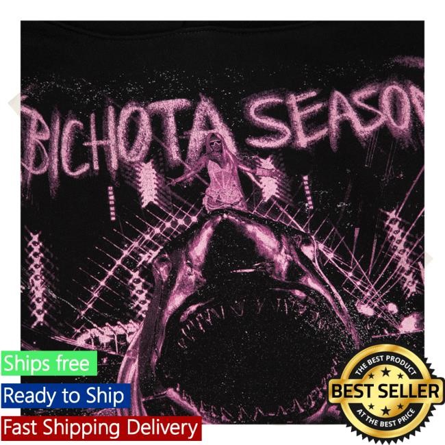 Karol G Official Merch Store Bichota Season Shark Vintage Hoodie Shopkarolg Clothing Apparel Karol G
