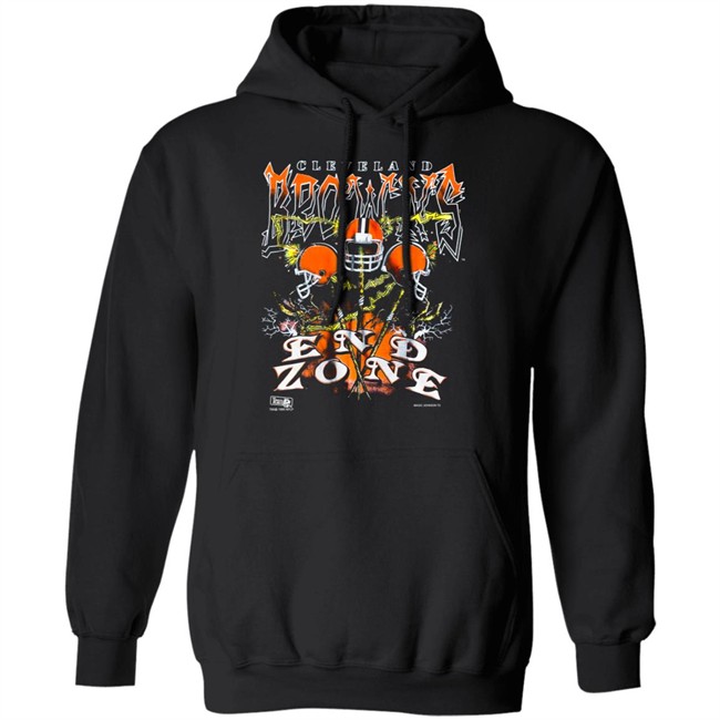 Cleveland Browns End Zone T Shirt Hoodie Cleveland Browns End Zone T Shirt Hoodie