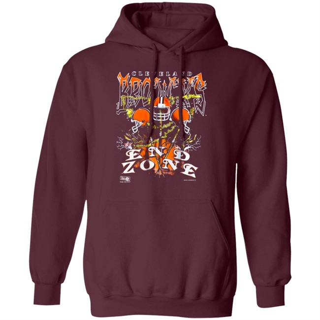 Cleveland Browns End Zone T Shirt Hoodie Cleveland Browns End Zone T Shirt Hoodie