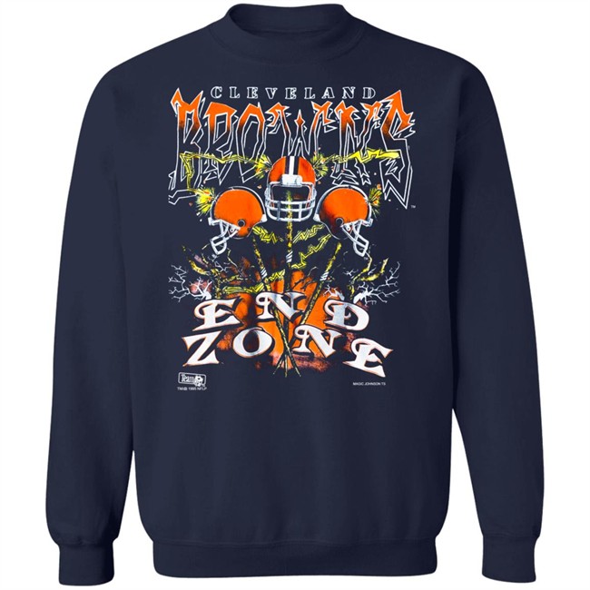Cleveland Browns End Zone T Shirt Hoodie Cleveland Browns End Zone T Shirt Hoodie