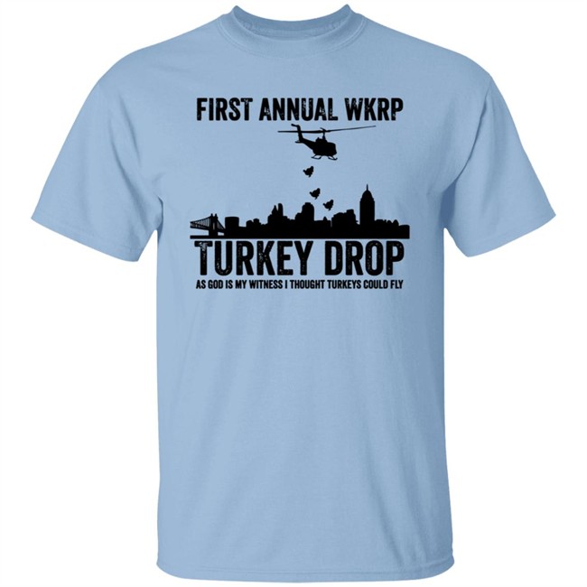 Wkrp Turkey Drop Tee Shirt Wkrp Turkey Drop Tee Shirt