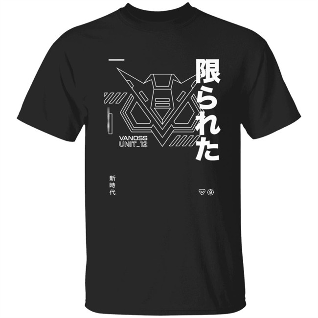 Vanoss Merch 3BlackDot Vanoss Katakana Long Sleeve Tee