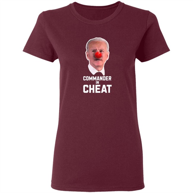 Joe Biden Commander in Cheat Tee Shirt Joe Biden Commander in Cheat Tee Shirt