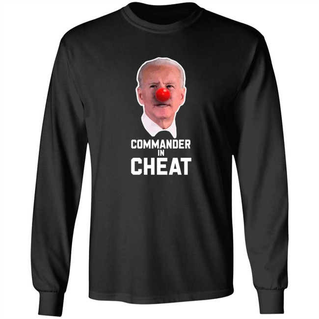 Joe Biden Commander in Cheat Tee Shirt Joe Biden Commander in Cheat Tee Shirt